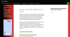 Desktop Screenshot of gunntheatre.org